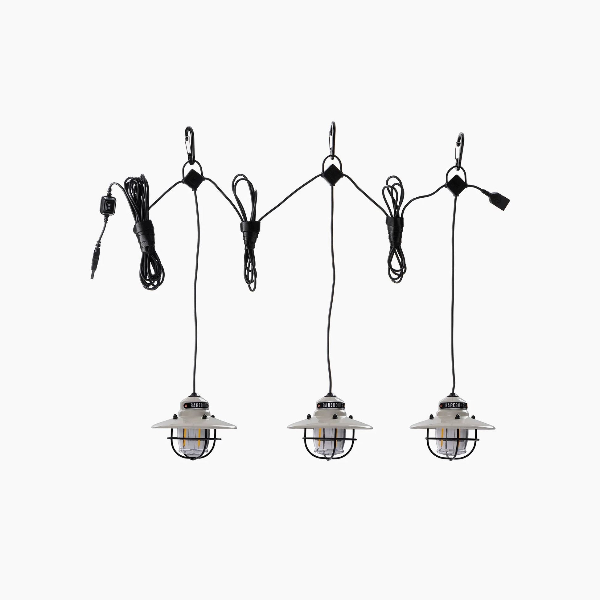 Barebones Edison Pendant String Lights