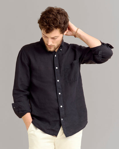 Billy Reid Tuscumbia Linen Shirt Button Down