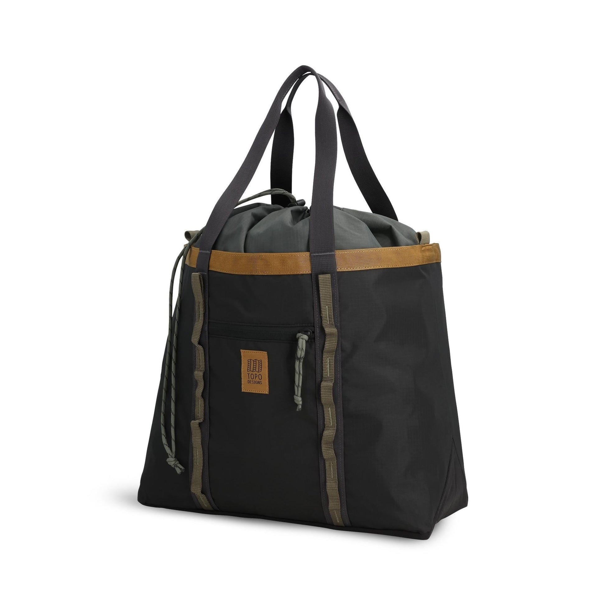 Topo Designs Mountain Utility Tote Black Neutral