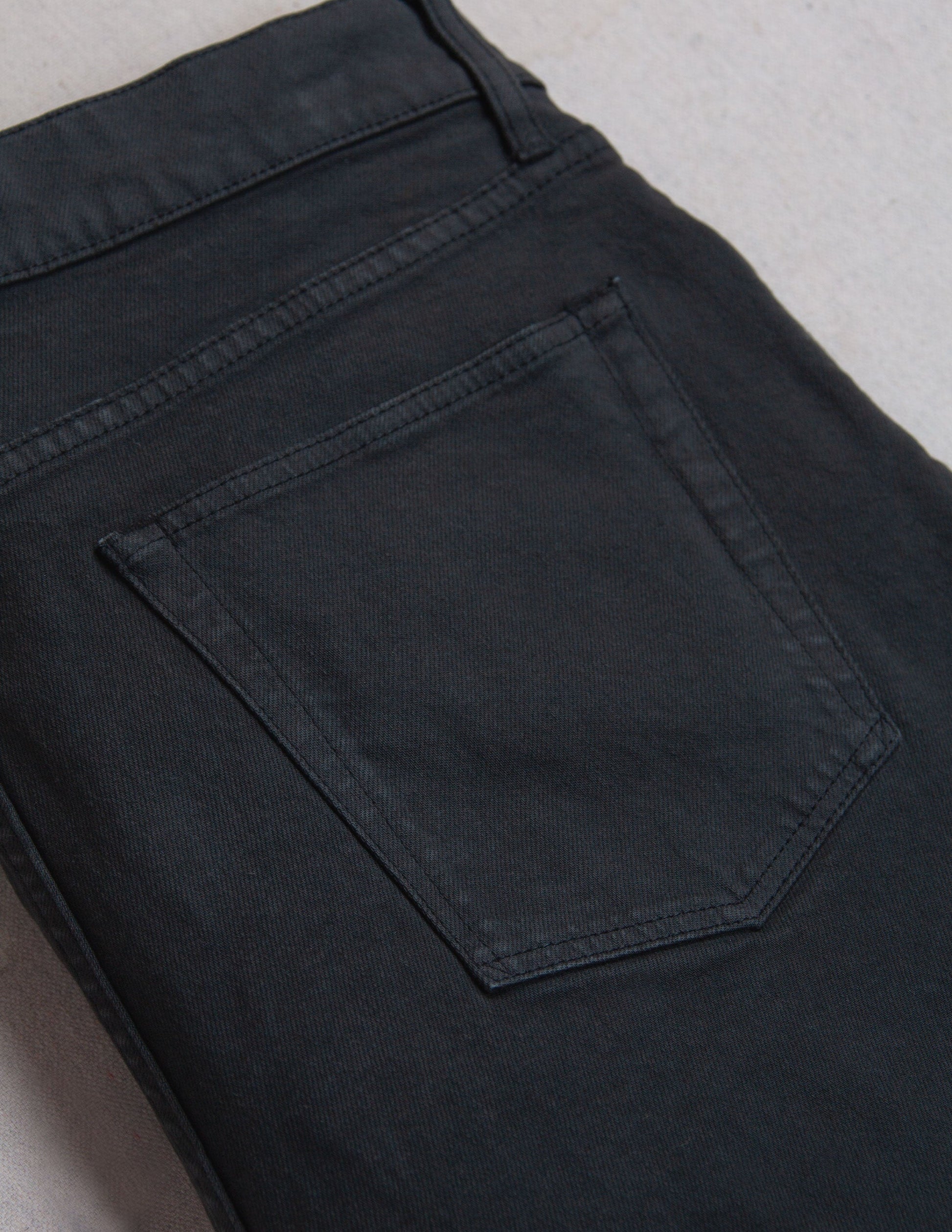 Rivay Wade Garment Dyed Washed Black Five Pocket Pant