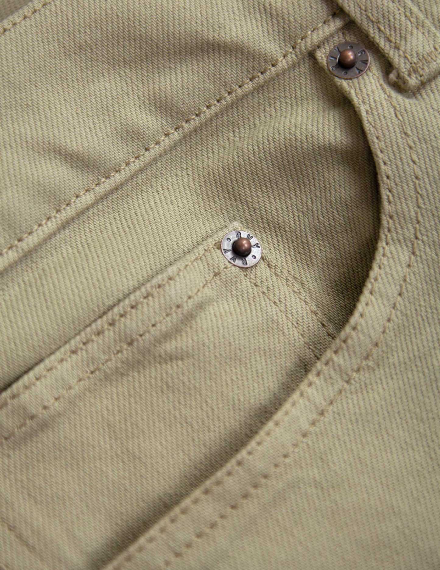 Rivay Wade Garment Dyed Sand Five Pocket Pant