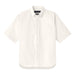 AARON LEVINE SHORT SLEEVE OXFORD SHIRT - WHITE