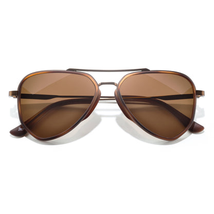 Sunski Astra Sunglasses Tortoise Amber