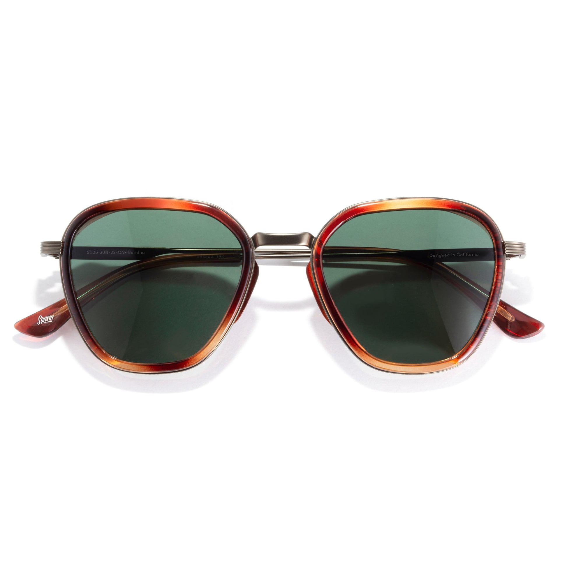 Sunski Bernina Sunglasses Caramel Forest