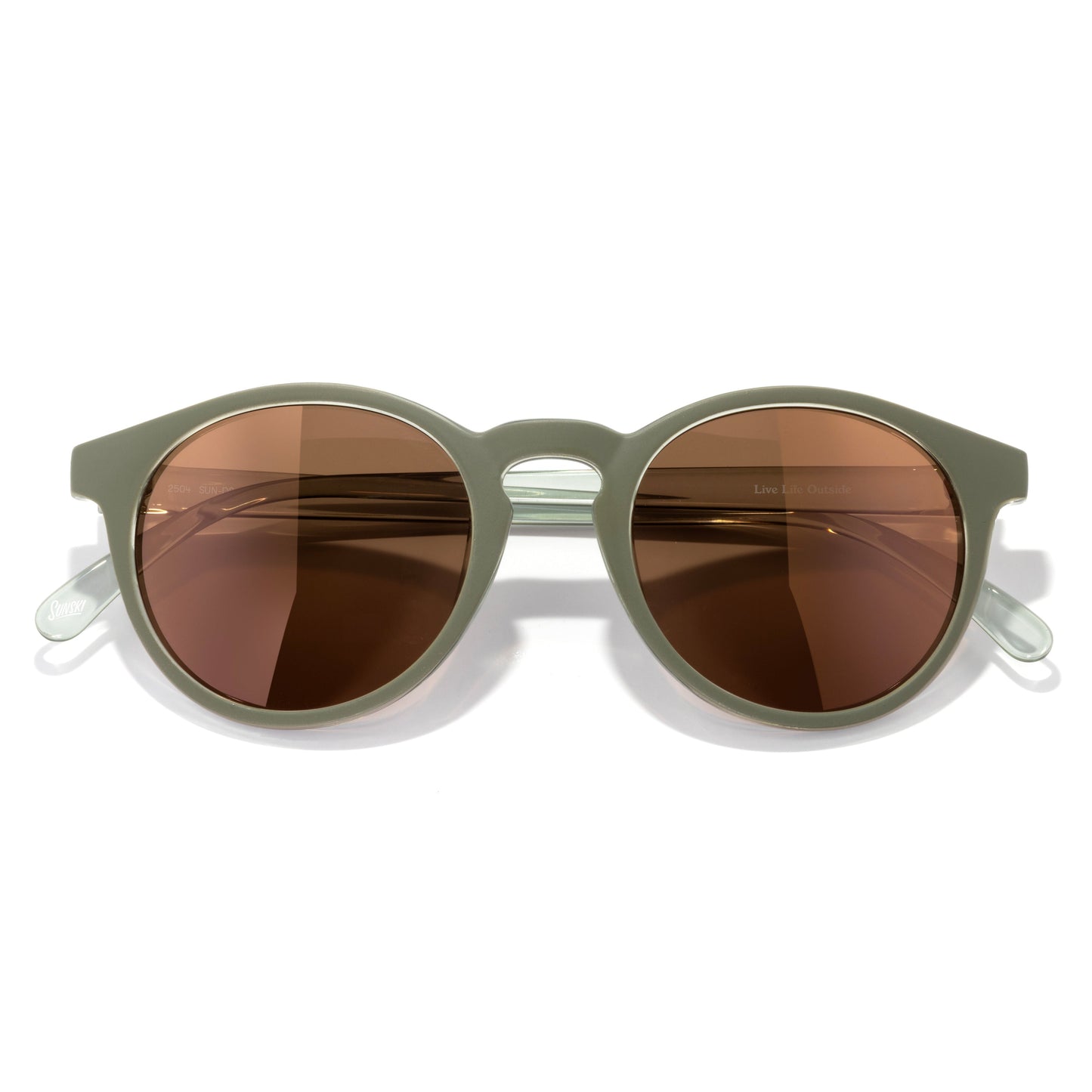 SUNSKI Dipsea Sunglasses Olive Grass Bronze