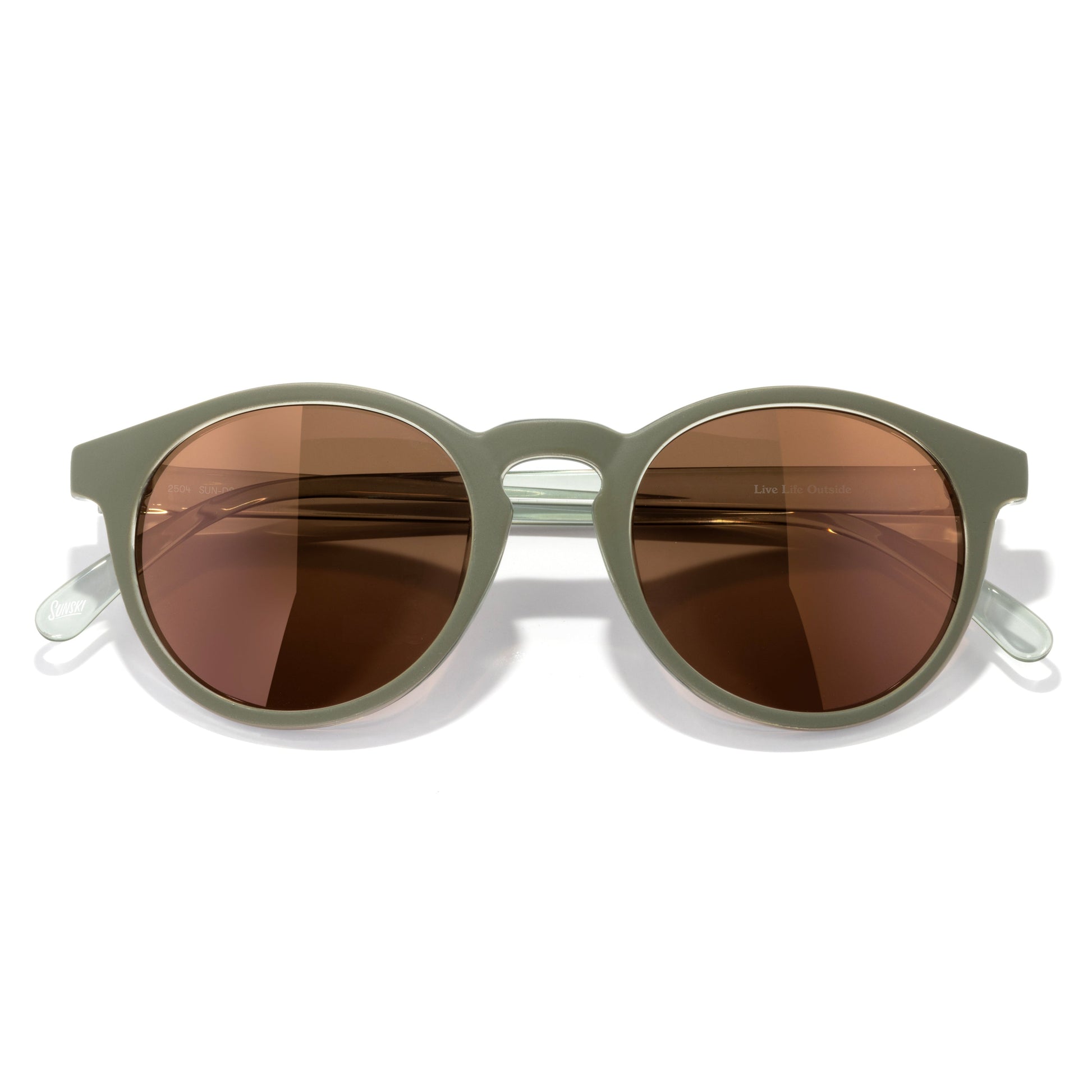 SUNSKI Dipsea Sunglasses Olive Grass Bronze