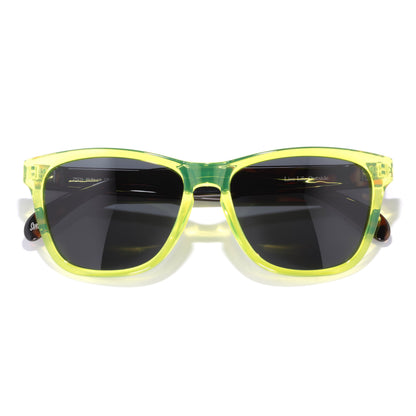Sunski Headland Sunglasses Lime Tortoise Slate
