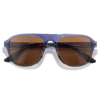Sunski Shoreline Sunglasses Dusk Fade Amber