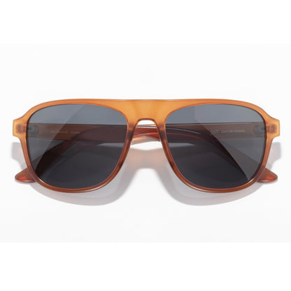 Sunski Shoreline Sunglasses Rust Slate
