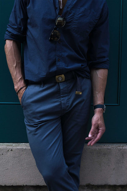 Series Chino in Slate Blue