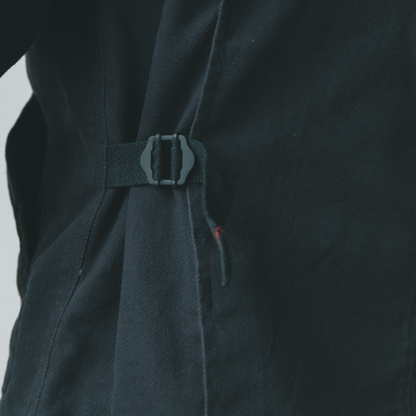 Service Jacket in Steel Twill and Teolai Flannel