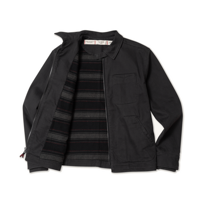 Service Jacket in Steel Twill and Teolai Flannel