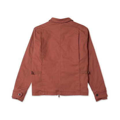 Service Jacket in Steel Twill and Teolai Flannel