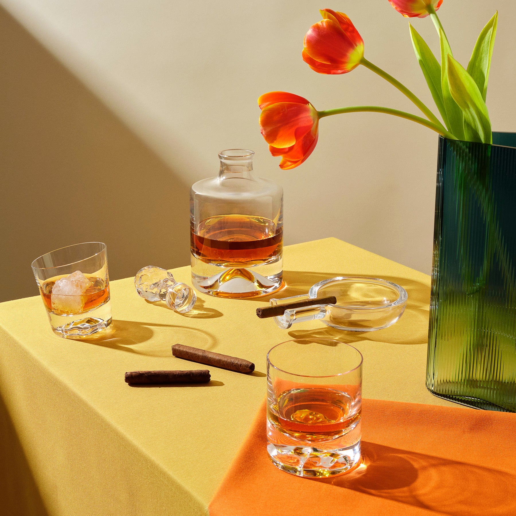 Nude Glass Shade Whisky Glasses - Thumbnail 2