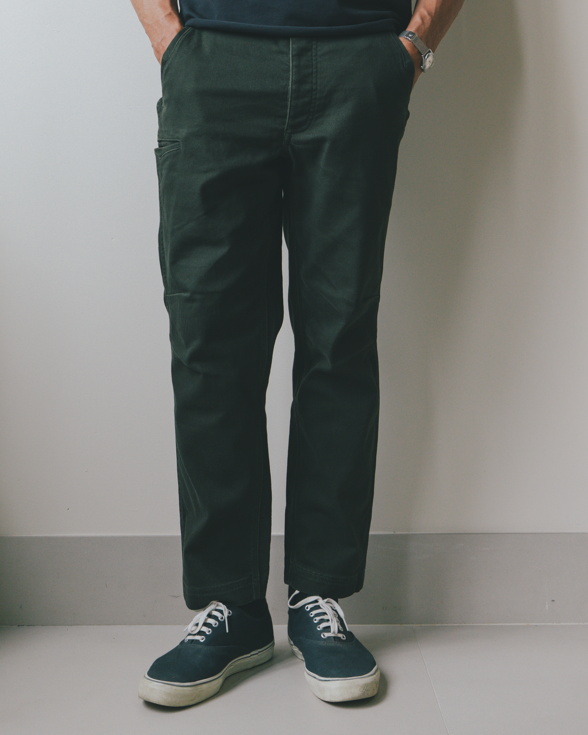 Shapers Pant in Steel Twill