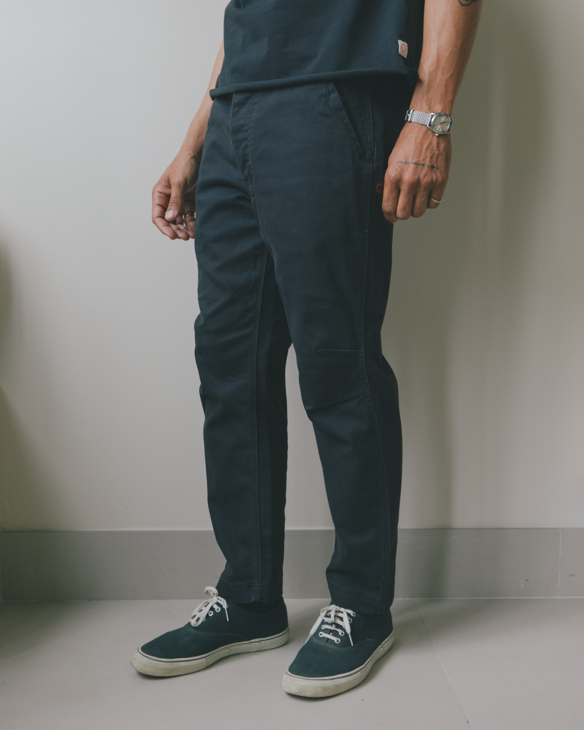 Shapers Pant in Steel Twill