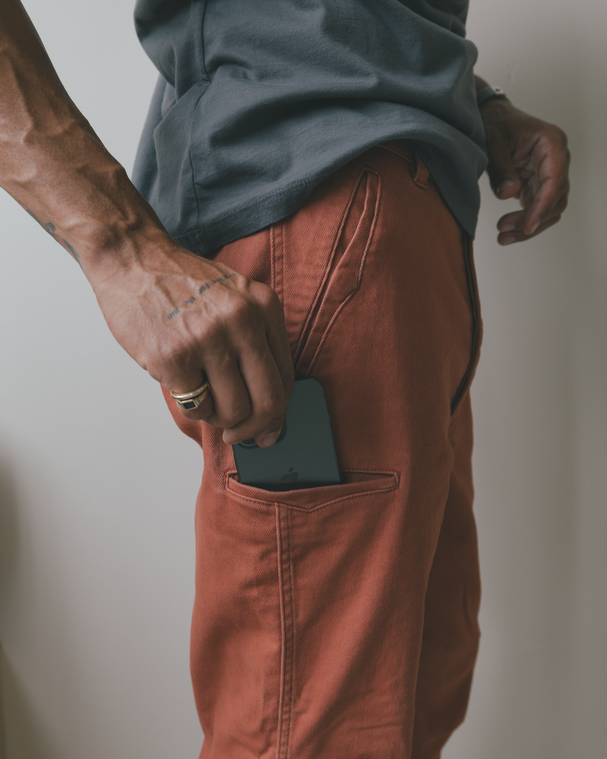 Shapers Pant in Steel Twill