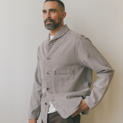 Shepherds Shirt in Coyote Hickory Stripe