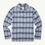 Shepherds Shirt in Teolaí Flannel - Aero Blue