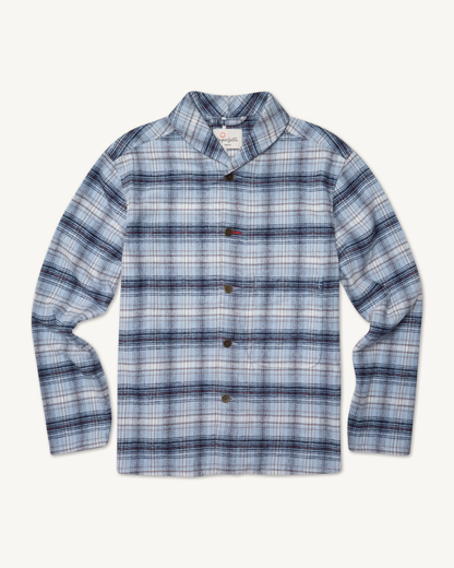 Shepherds Shirt in Teolaí Flannel Aero Blue