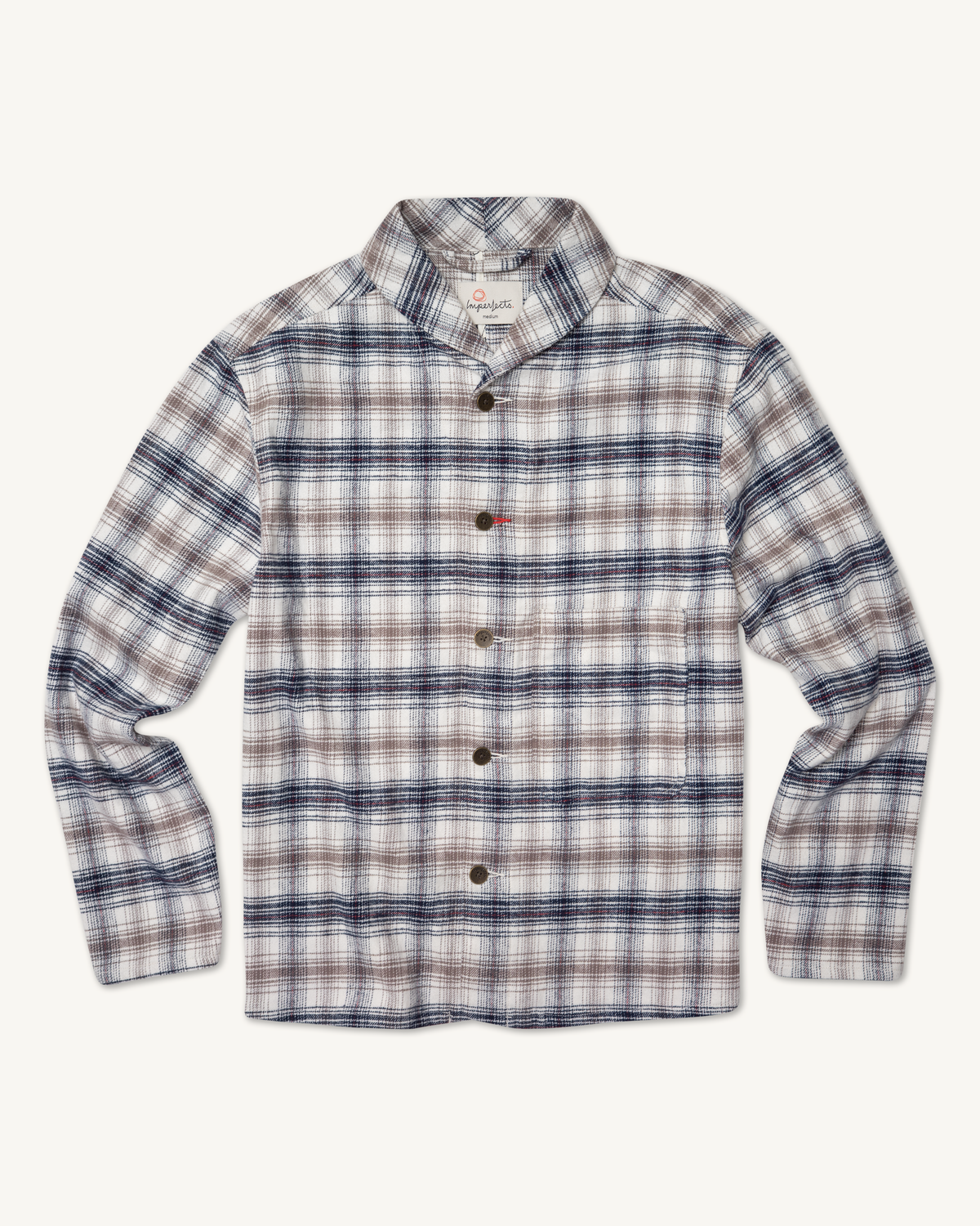 Shepherds Shirt in Teolaí Flannel Natural