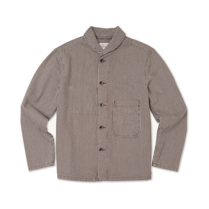 Shepherds Shirt in Coyote Hickory Stripe