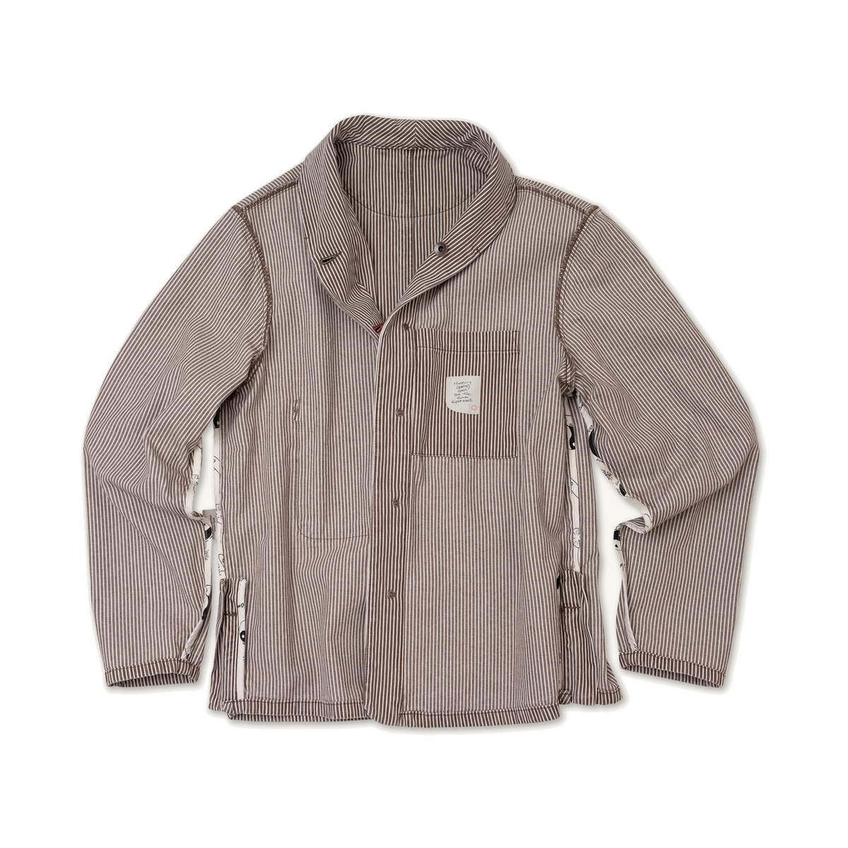 Shepherds Shirt in Coyote Hickory Stripe