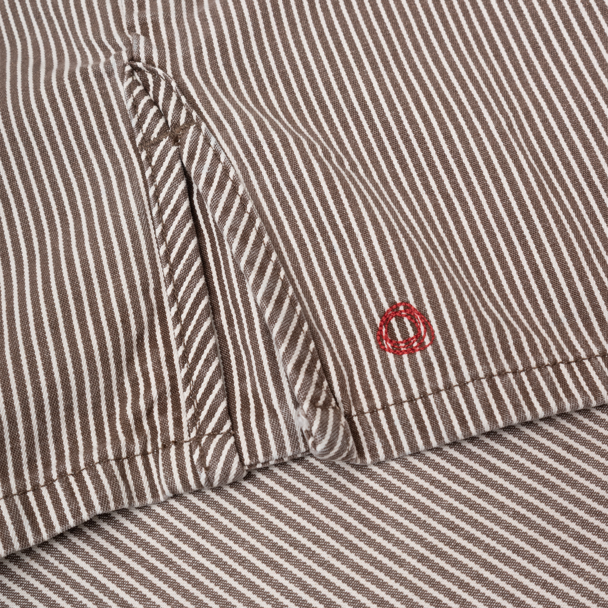 Shepherds Shirt in Coyote Hickory Stripe