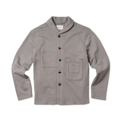 Imperfects Shepherds Shirt in French Terry Driftwood