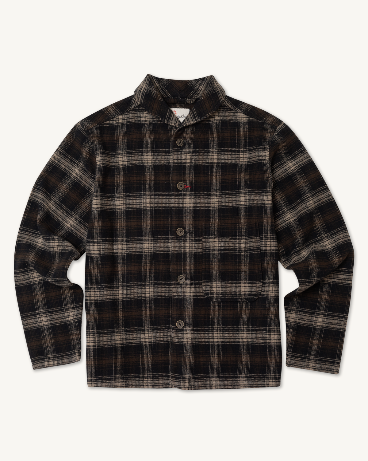 Shepherds Shirt in Teolaí Flannel Obsidian