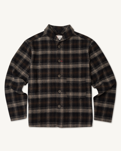 Shepherds Shirt in Teolaí Flannel Obsidian
