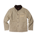 Imperfects Sherpa Shepherds Shirt in Waxed Canvas - Natural