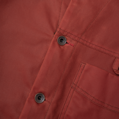 Imperfects Sherpa Shepherds Shirt in Waxed Canvas