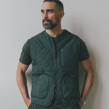 Shokunin Vest in Quilted Nylon