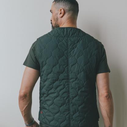 Shokunin Vest in Quilted Nylon