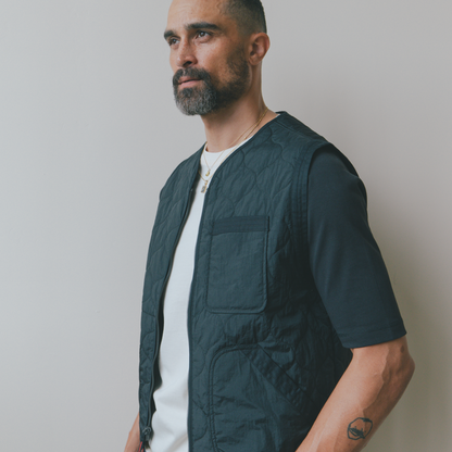 Shokunin Vest in Quilted Nylon