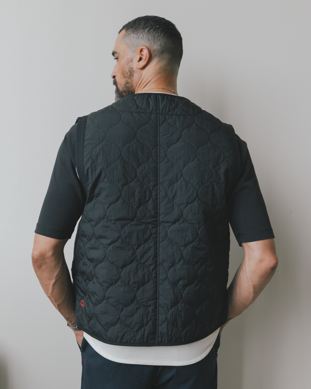 Shokunin Vest in Quilted Nylon