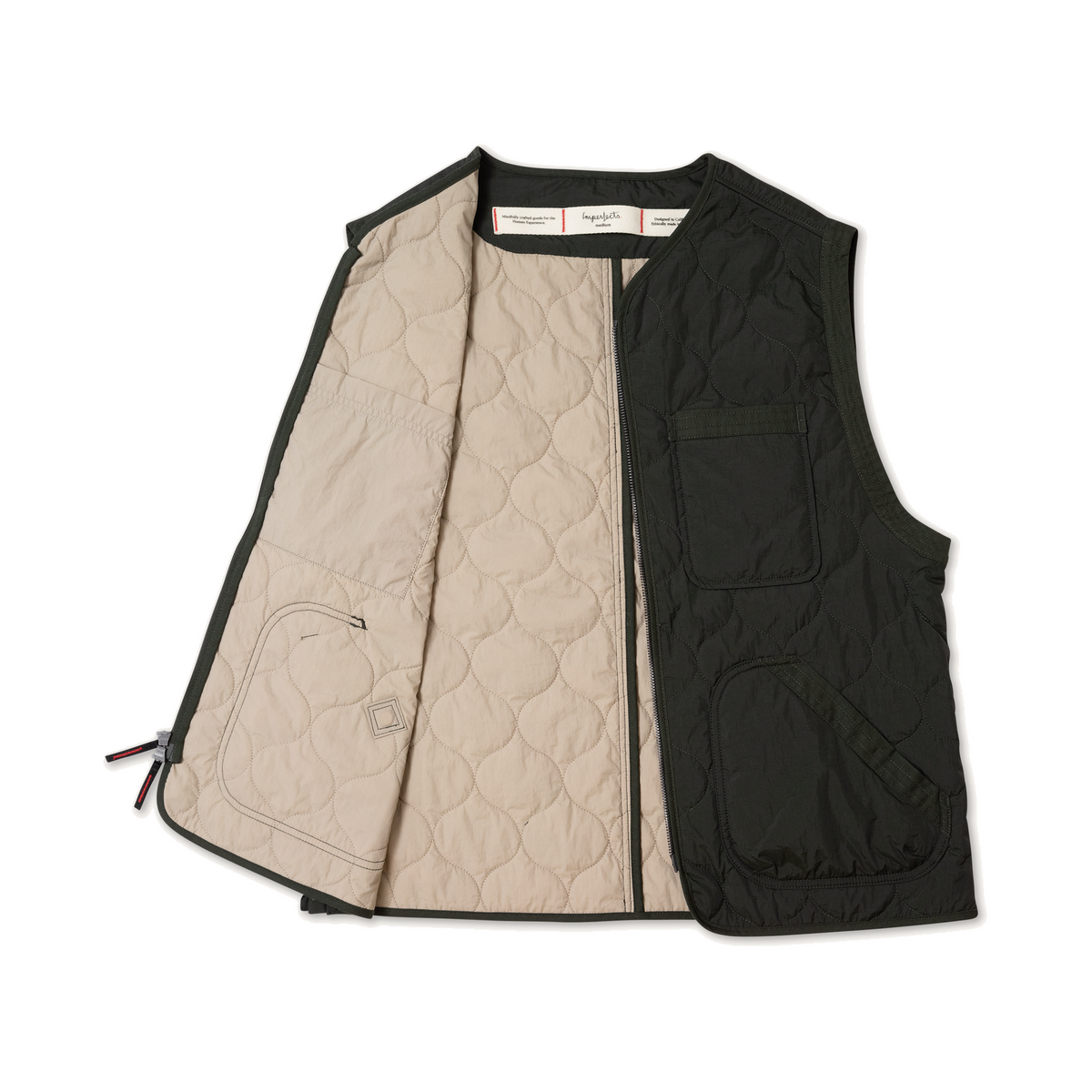 Shokunin Vest in Quilted Nylon