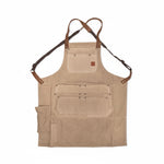 Iron & Resin Canvas Shop Apron - Beige