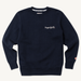 Signature Crew in Midway Fleece - Dark Navy