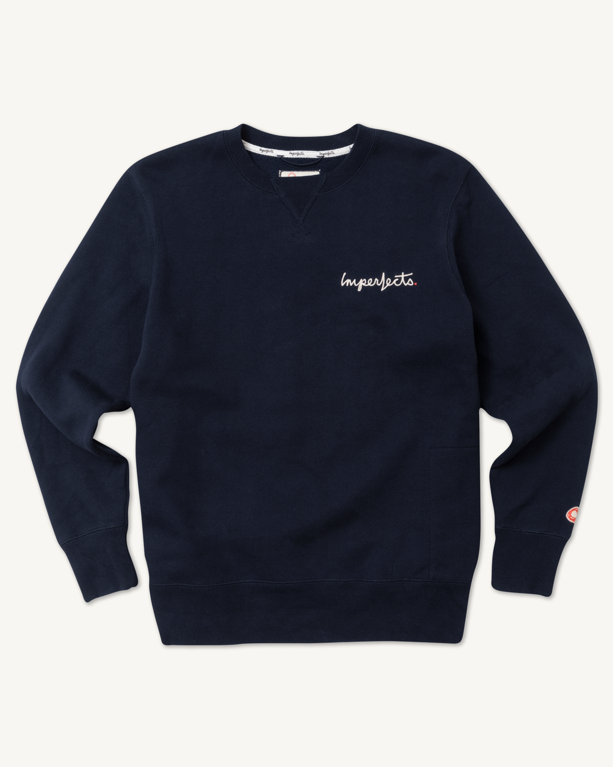 Signature Crew in Midway Fleece Dark Navy