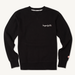 Signature Crew in Midway Fleece - Obsidian