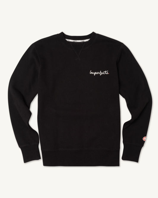 Signature Crew in Midway Fleece Obsidian