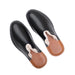 Mr. Grumpy Sheepskin Slippers - Black