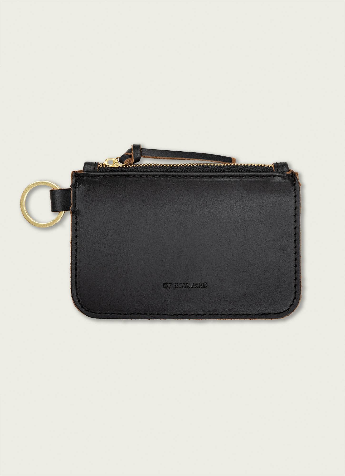 WP Standard Leather Zip Key Pouch Desert Black
