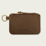 WP Standard Leather Zip Key Pouch - Chocolate