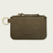 WP Standard Leather Zip Key Pouch - Olive