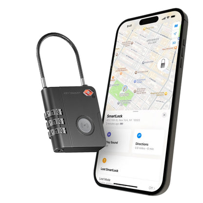 KeySmart SmartLock Luggage Tracking Device