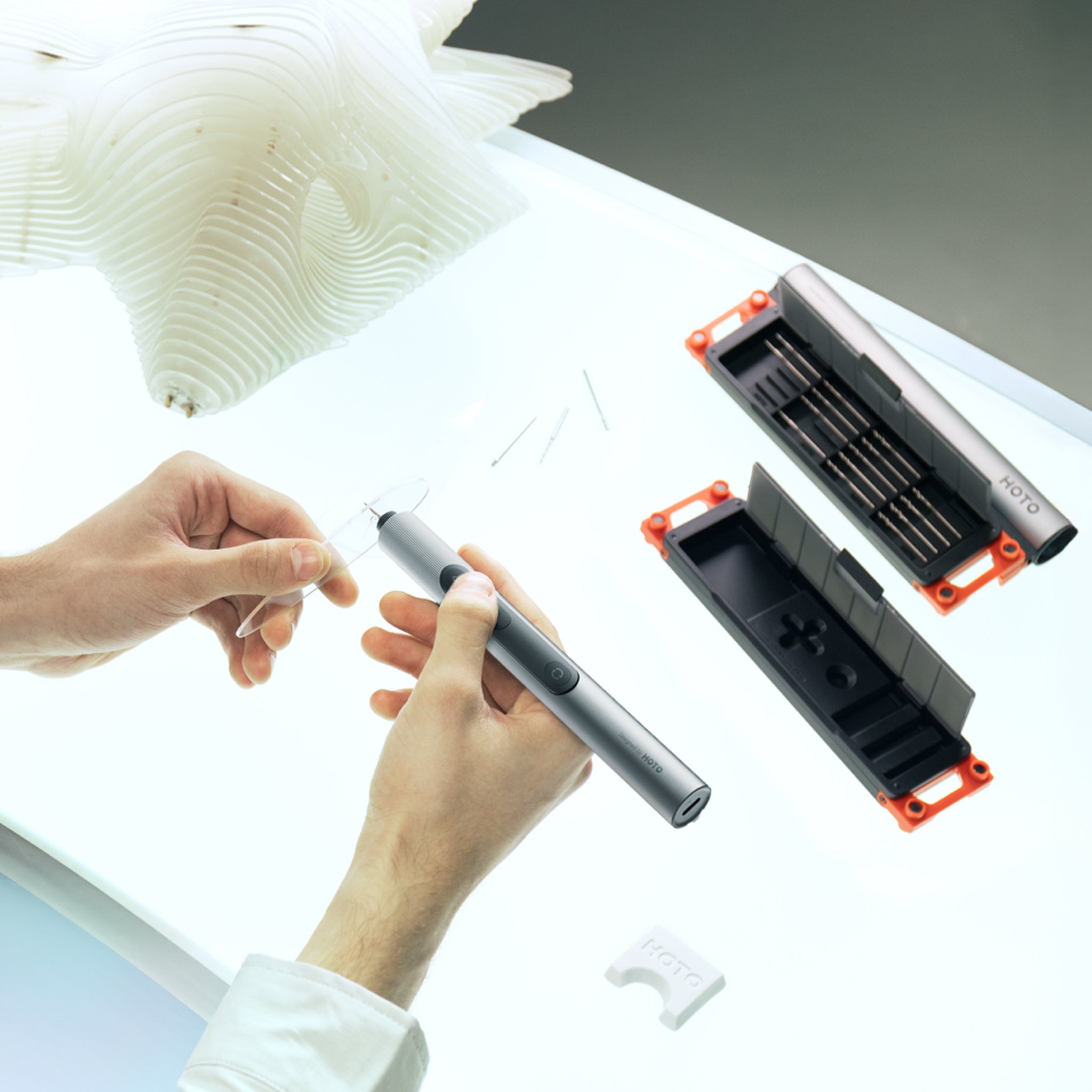 HOTO Snapbloq D-A03 Electric Mini Drill Set | Uncrate Supply