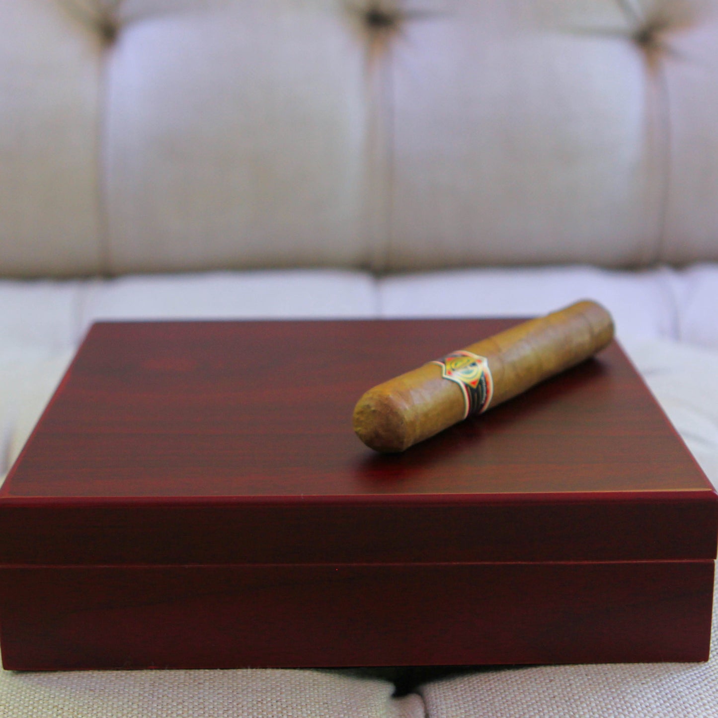 Klaro Desktop Analog Cherry Humidor